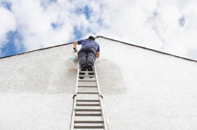 Peinture extérieure au Miroir — façades et ravalement